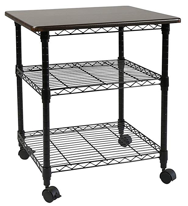 Apollo Hardware Printer Stand Series / 3 Tier Printer Stand(Black) 18