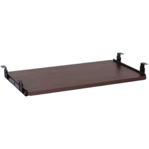 Lorell Mahogany Laminate Keyboard Tray