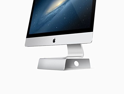 iForte FUSION Stand Only | Premium Aluminum Stand with Storage for iMac and Applel Displays