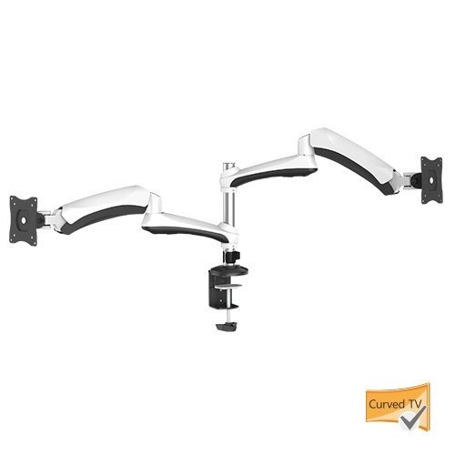 Impact Mounts Full Motion Lcd Monitor Desk Mount Bracket Articulating up Down in Out Tilt Swivel 13-27