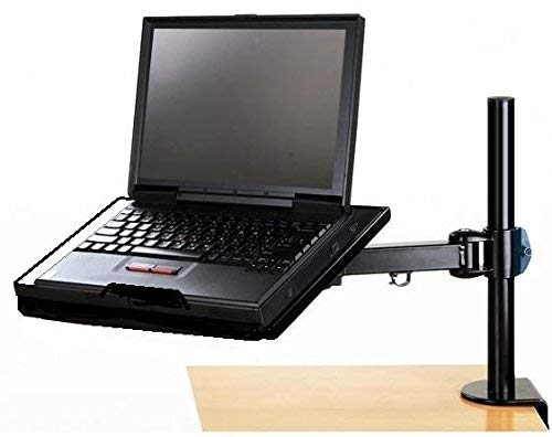 EZM Notebook/Laptop Arm Mount Stand Desktop Clamp with Grommet Option