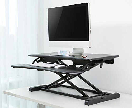 Impact Mounts Height Adjustable Standing Desk Monitor Riser Tabletop Sit to Stand Workstation (31.5