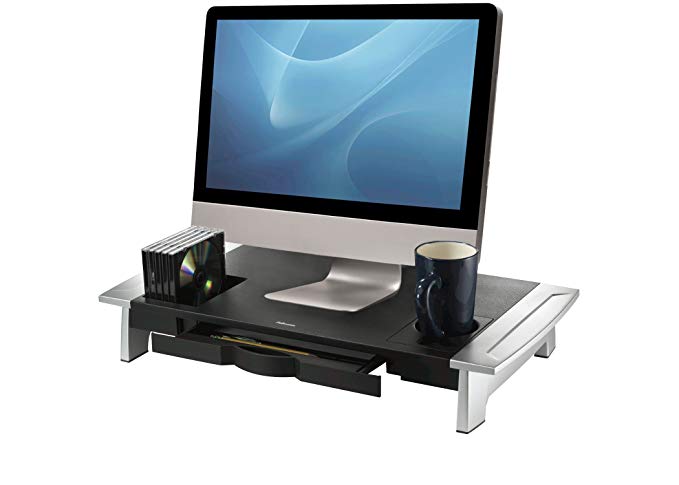 Fellowes Office Suites Premium Monitor Riser, Black (8031001)