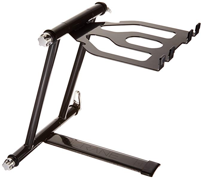 CRANE Stand Plus Universal DJ Stand for Laptops, Tablets and Controllers with Nylon Carry Bag, Graphite Grey